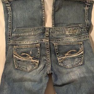 Silver jeans flare size 27 x31 blue